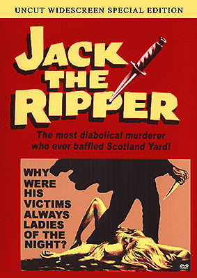 Jack the Ripper DVD 1959 Uncut Widescreen